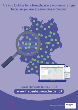 ZIF Frauenhaus-Suche Plakat A3 EN Dunkel ZIF Frauenhaus-Suche Plakat A3 EN Dunkel